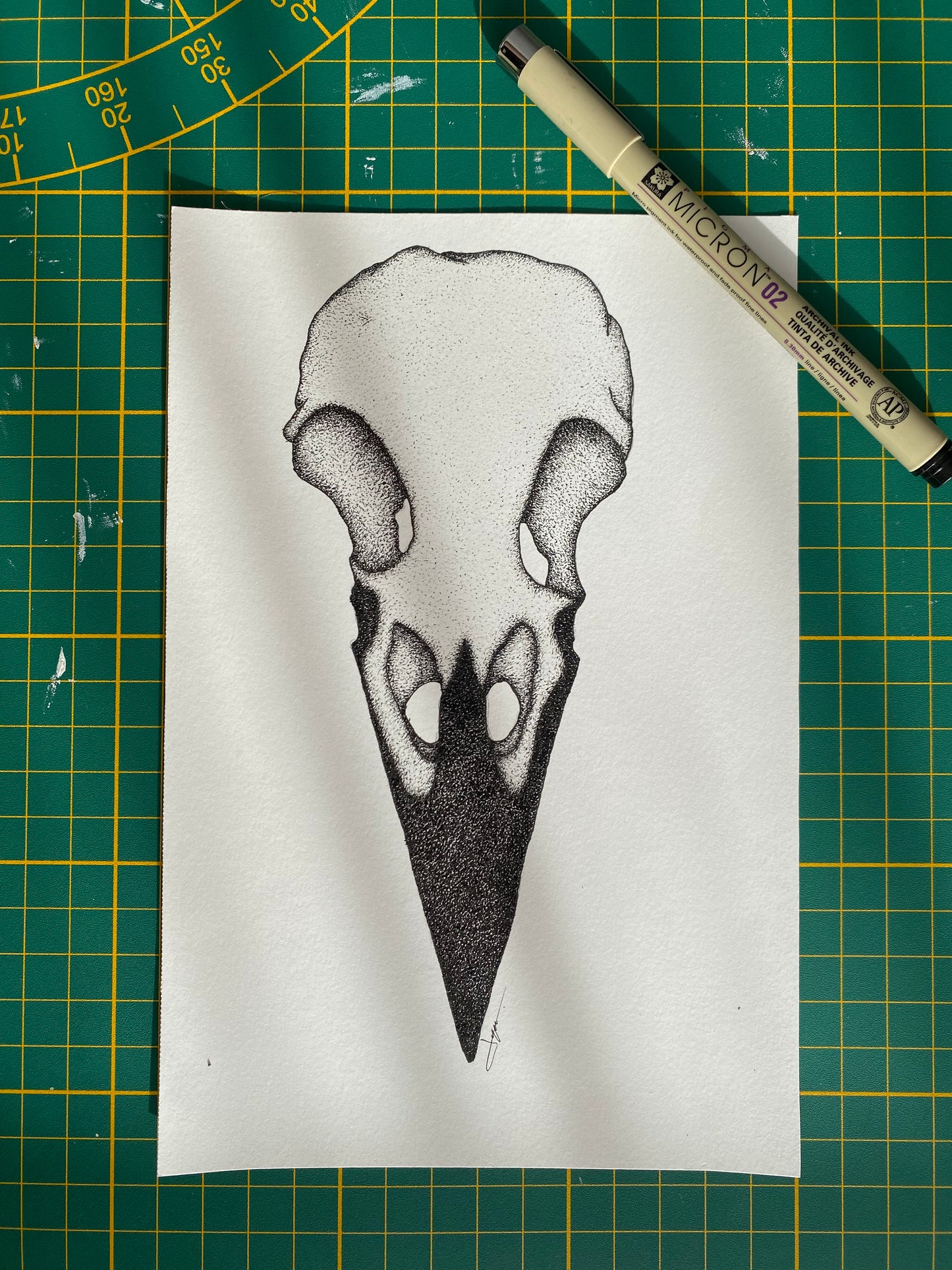 Print A5 - Corbeau