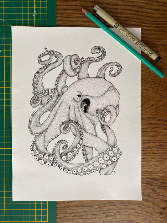 Print A4 - Octopus