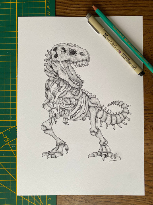 Print A4 - T.Rex